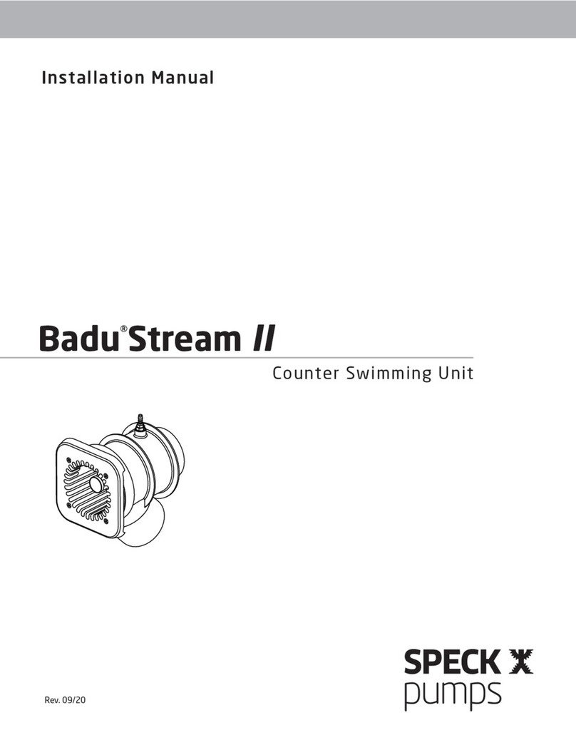 Speck pumps Badu Stream II installation manual Speck pumps Badu Stream II installation manual