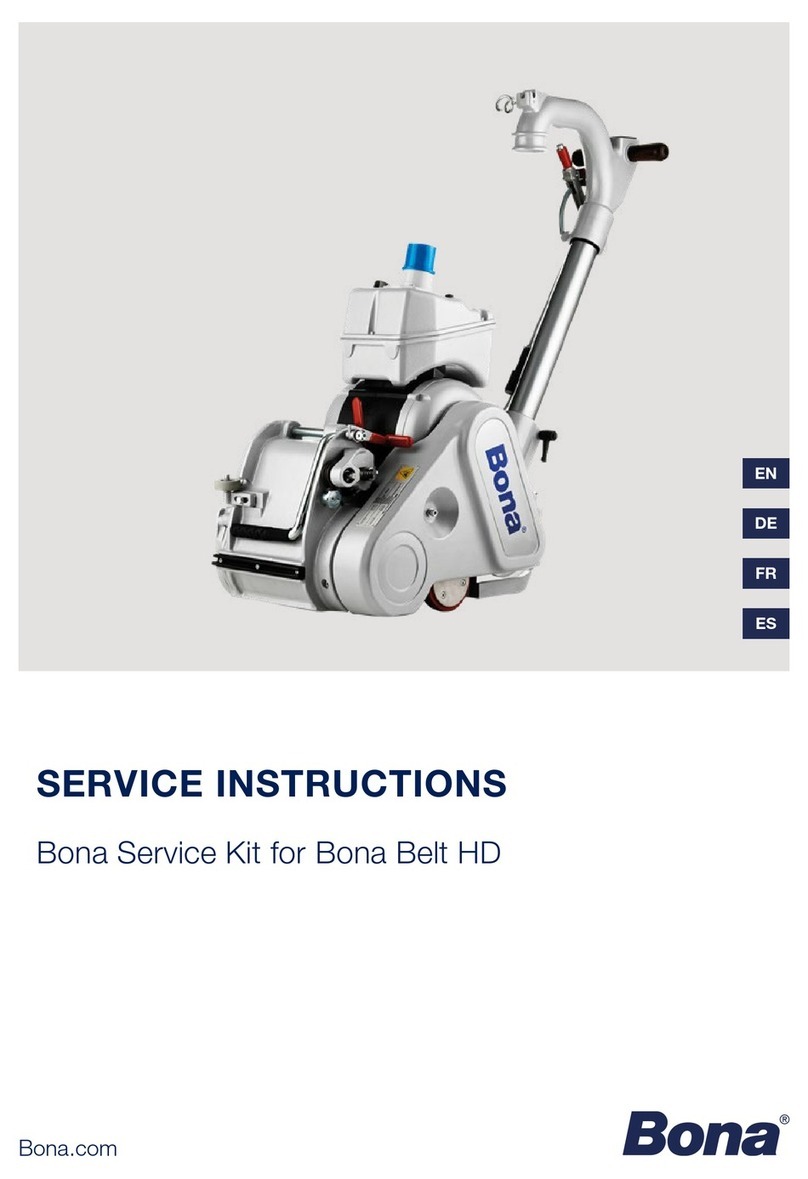 Bona HD Belt Service instructions