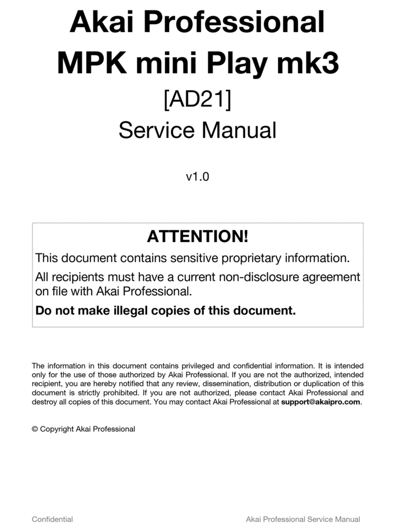 Akai AD21 User manual