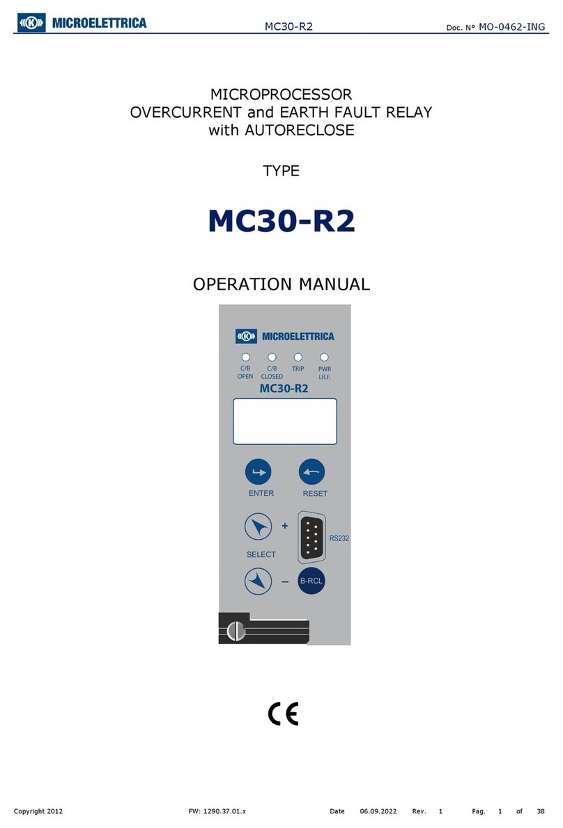 MICROELETTRICA MC30-R2 Operation manual MICROELETTRICA MC30-R2 Operation manual