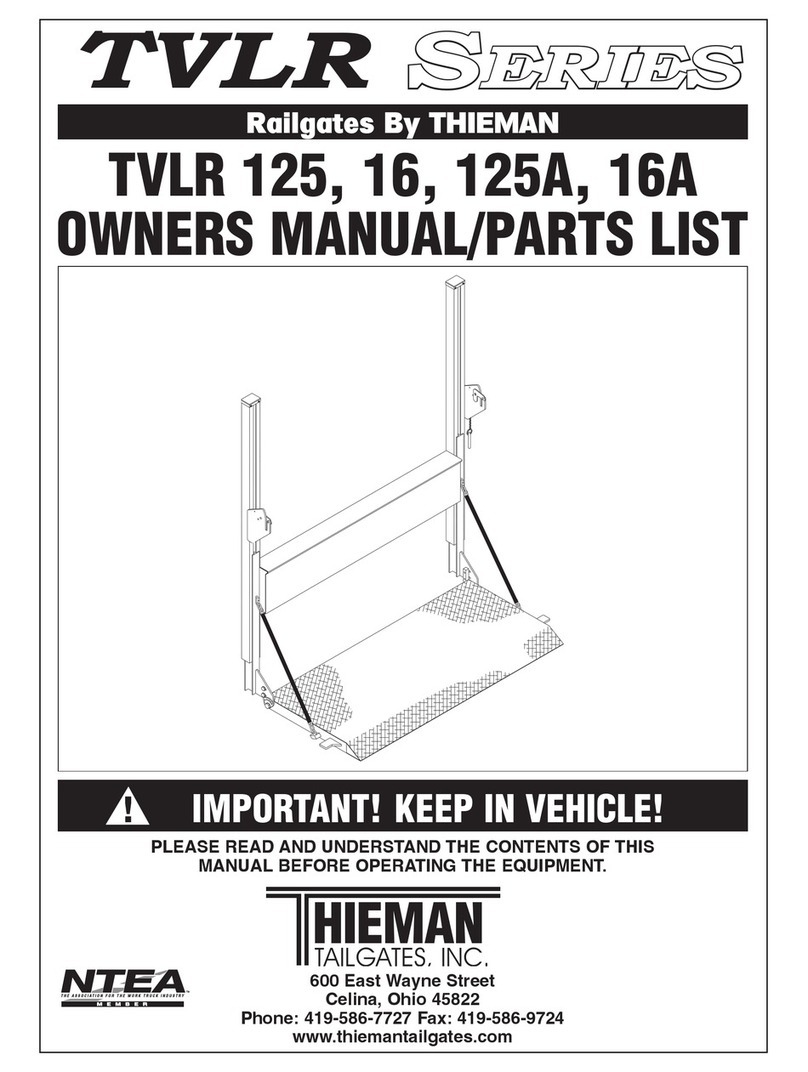 THIEMAN TVLR 125 User manual