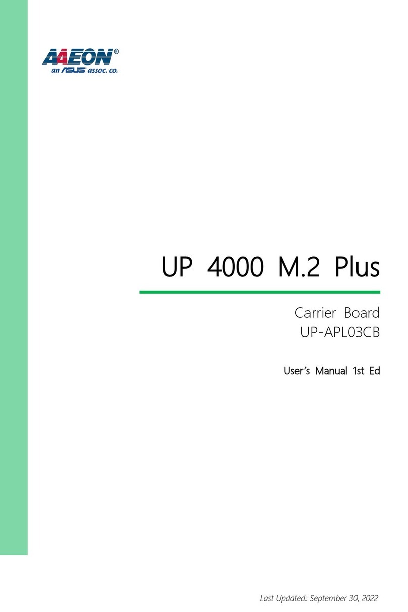 Asus AAEON UP 4000 M.2 Plus User manual