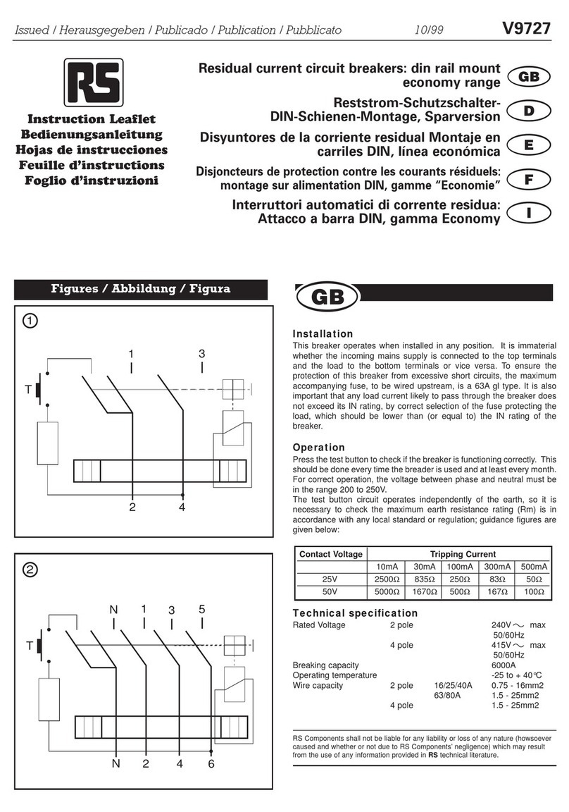 RS V9727 Instruction leaflet RS V9727 Instruction leaflet