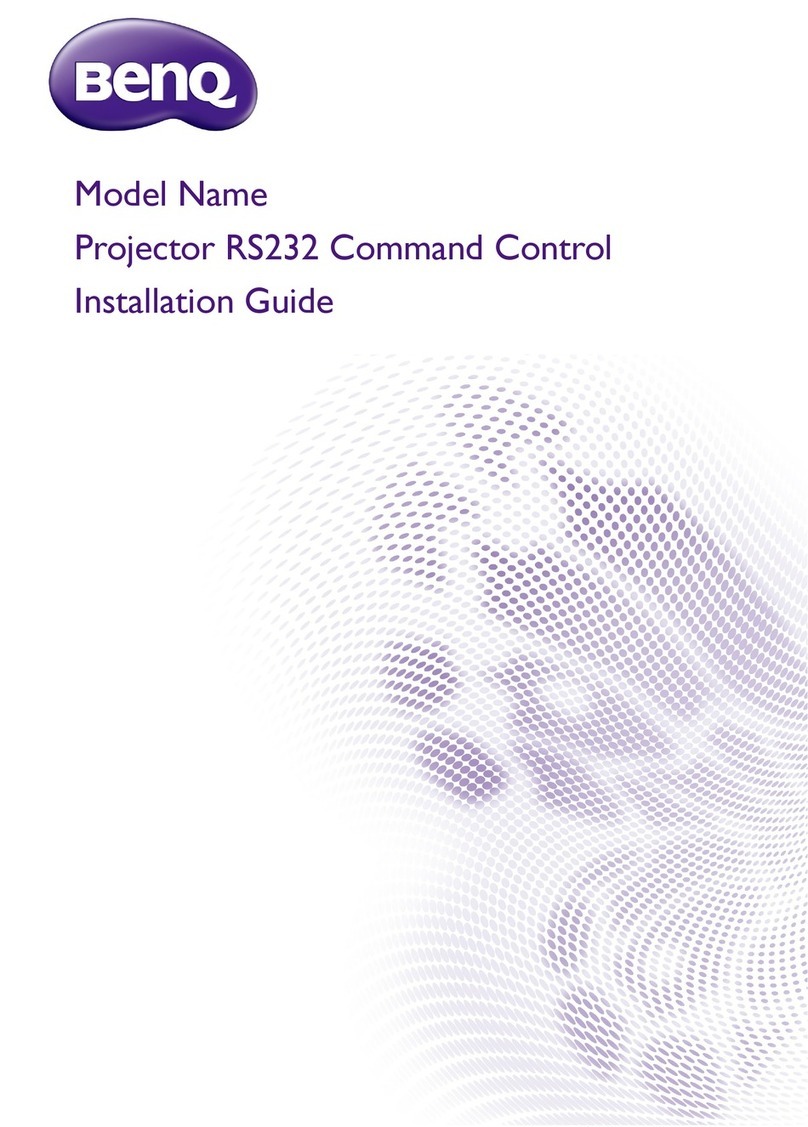 BenQ RS232 Commands User manual BenQ RS232 Commands User manual
