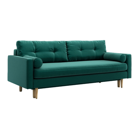 optisofa ESME II 3S Installation guide optisofa ESME II 3S Installation guide
