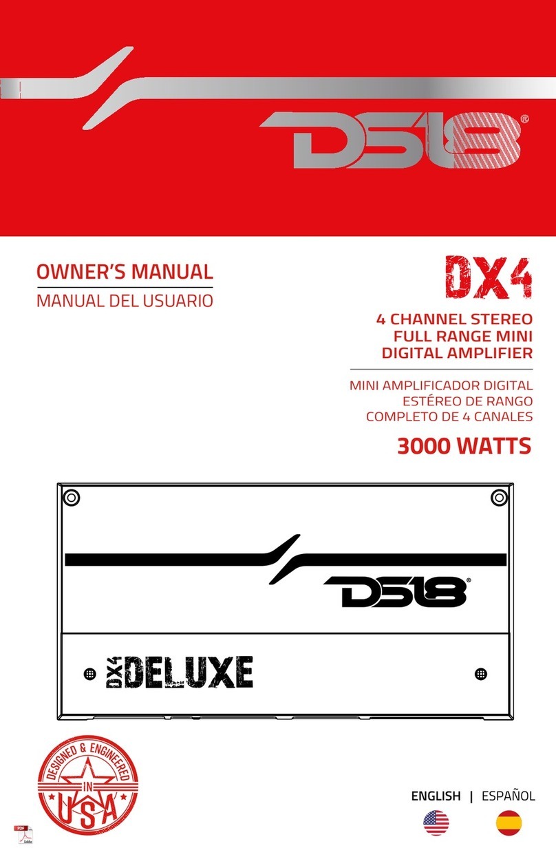 DS18 DX4 owner's manual
