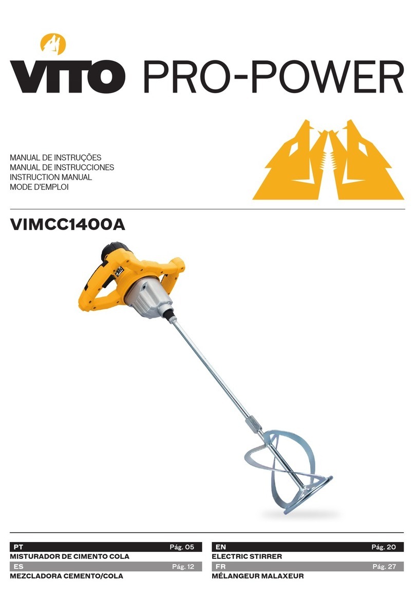 VITO PRO-POWER VIMCC1400A User manual