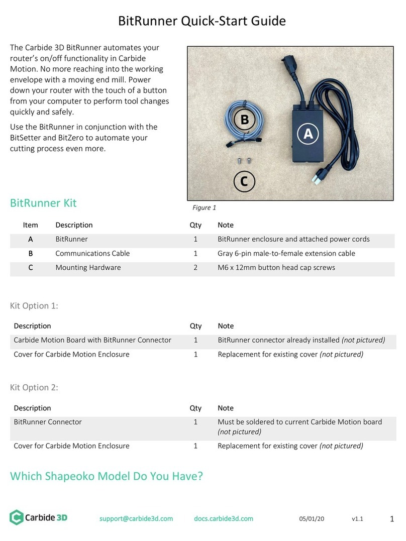 Carbide 3D BitRunner quick start guide