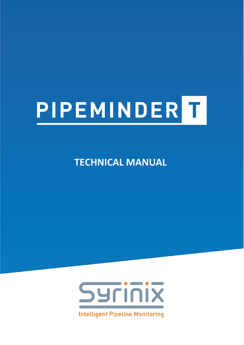 Syrinix PIPEMINDER T Technical manual