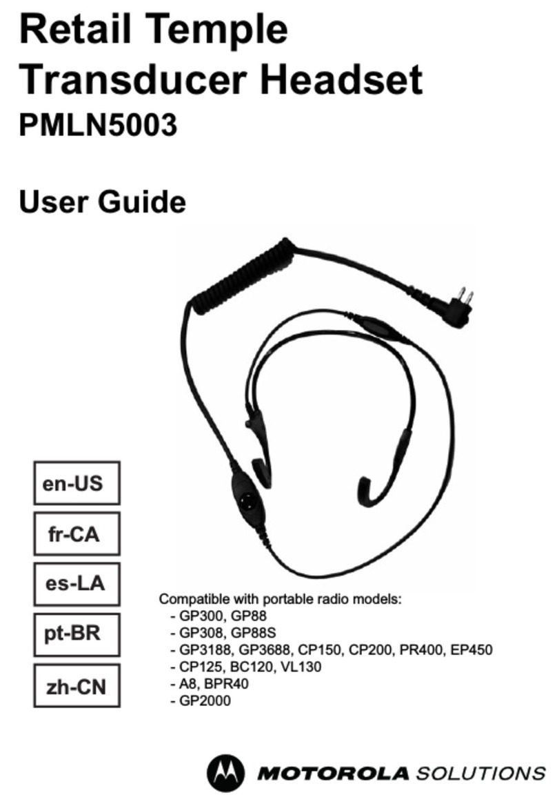 Motorola solutions PMLN5003 user guide