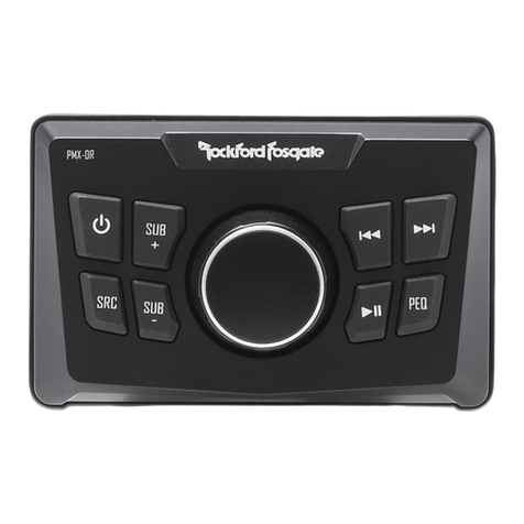 Rockford Fosgate Punch PMX-0R instruction manual Rockford Fosgate Punch PMX-0R instruction manual