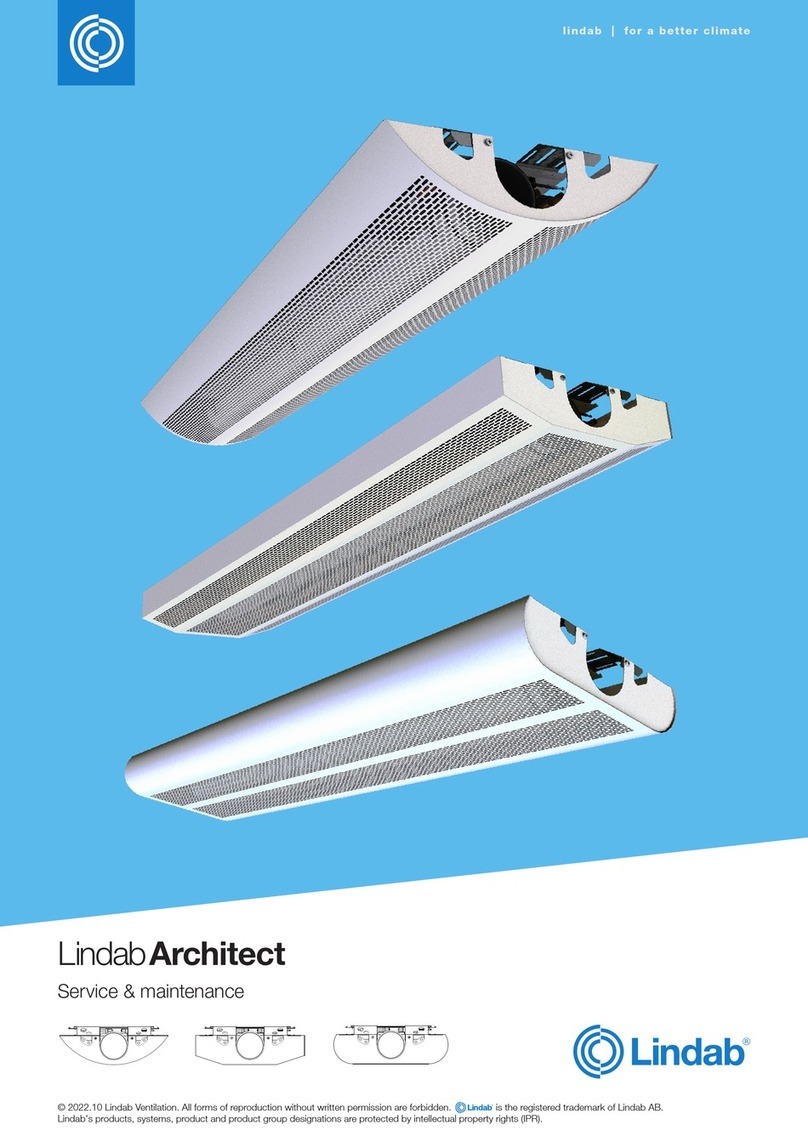Lindab ARCHITECT Luna Installation and user guide