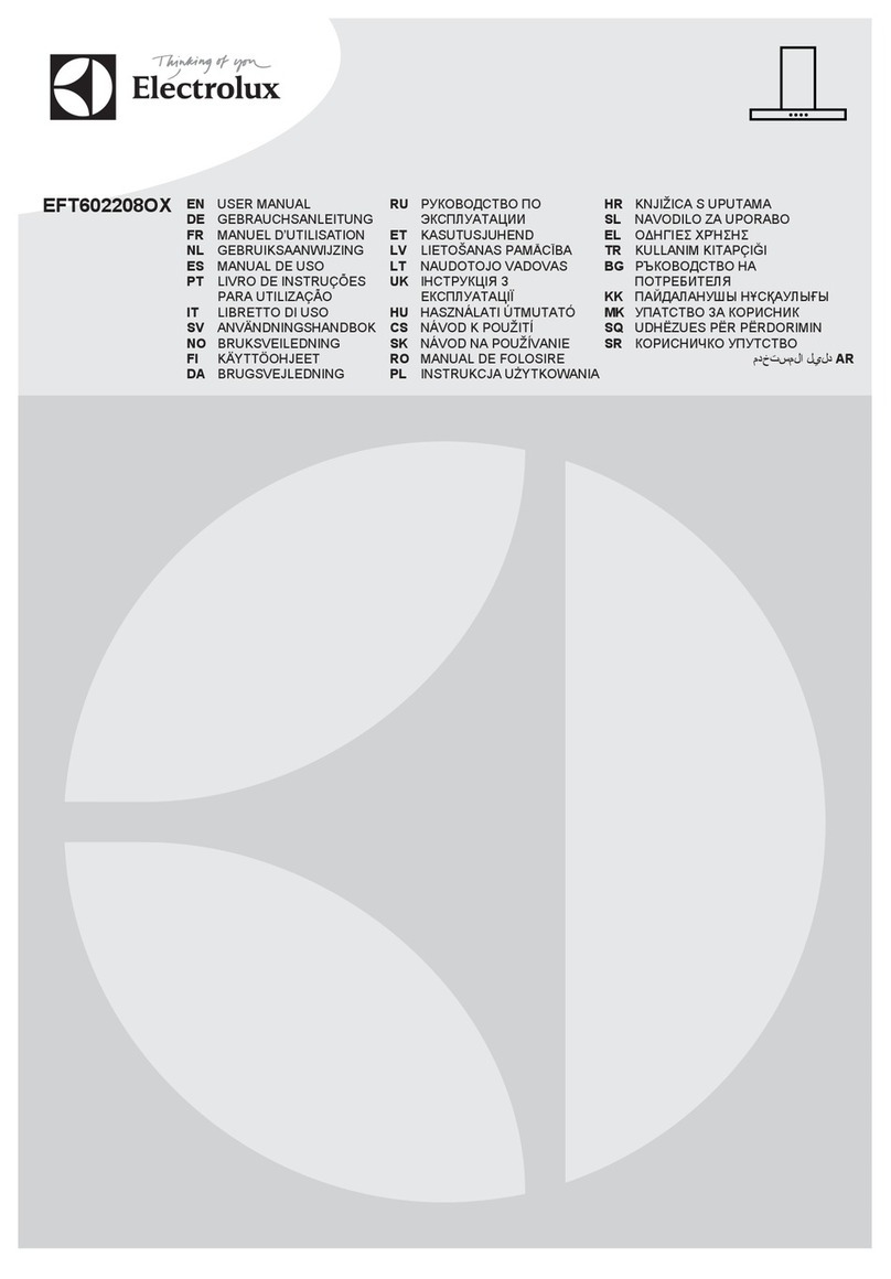 Electrolux EFT602208OX user manual