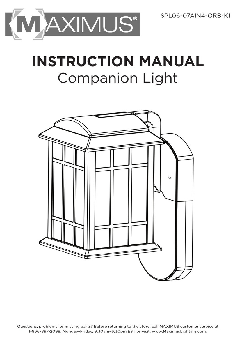 Maximus SPL06-07A1N4-ORB-K1 instruction manual