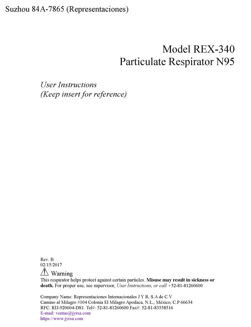 NIOSH REX-340 User instructions