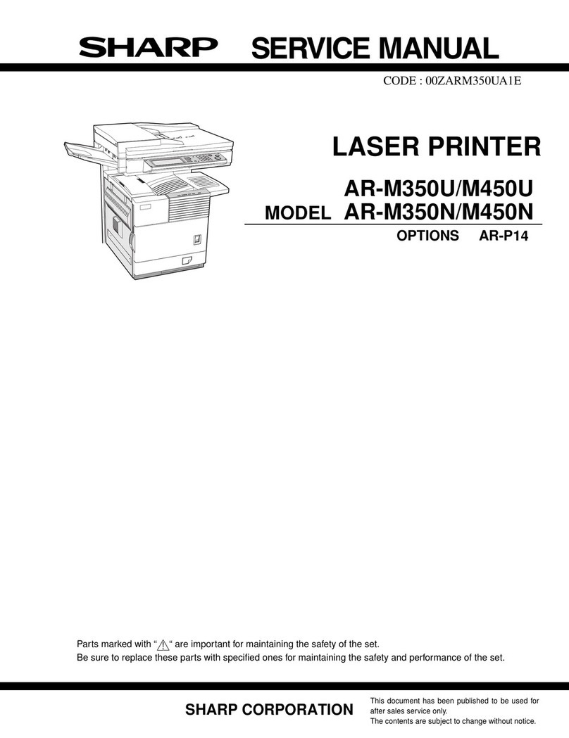 Sharp AR-M350U User manual
