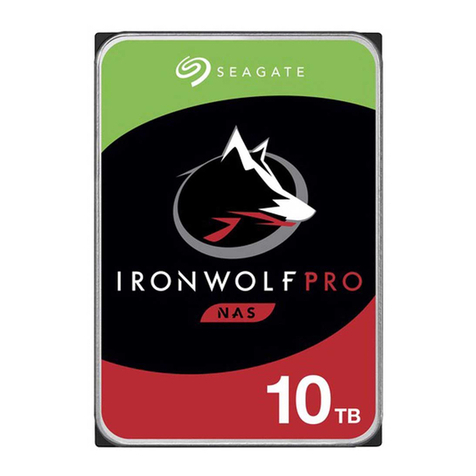 Seagate IronWolf Pro ST10000NE000 User manual
