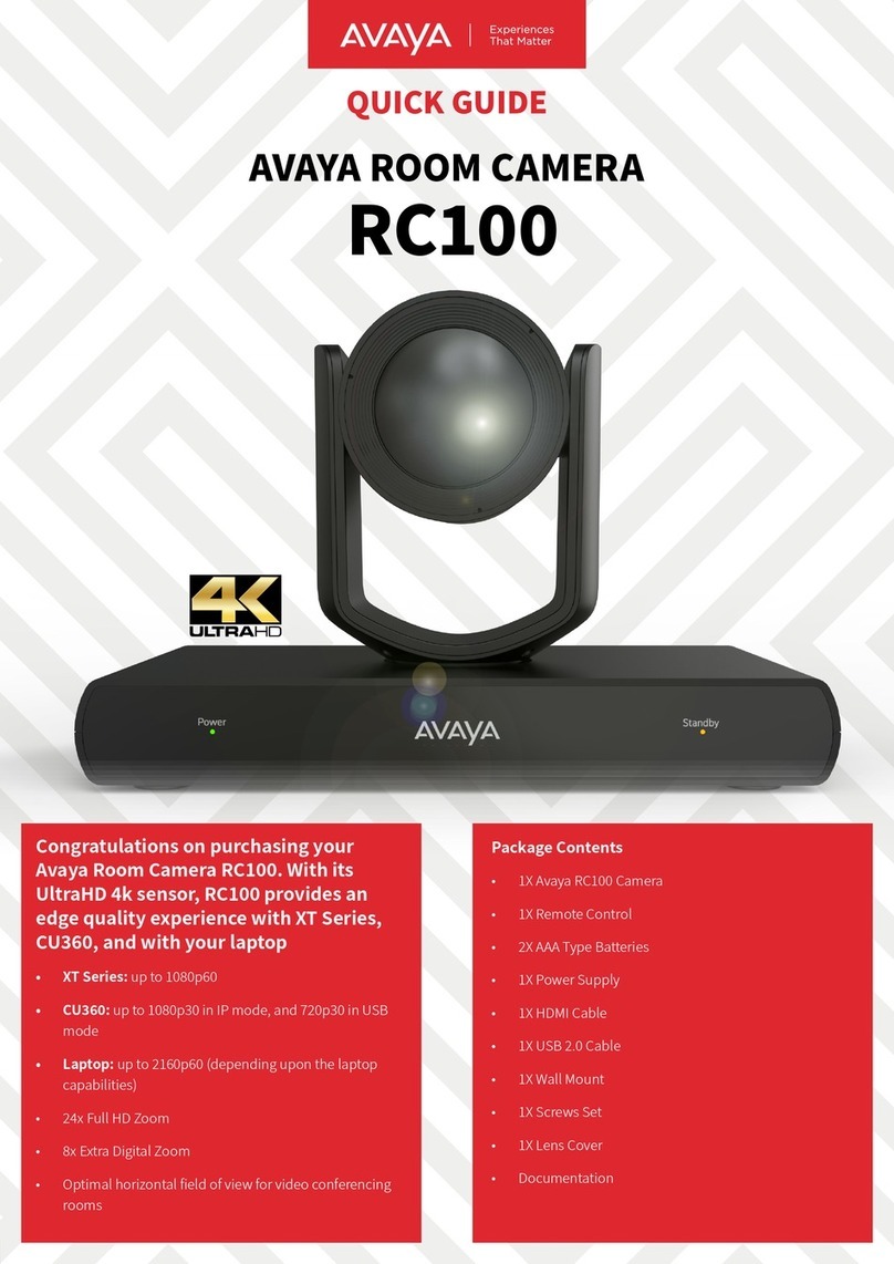 Avaya RC100 quick start guide