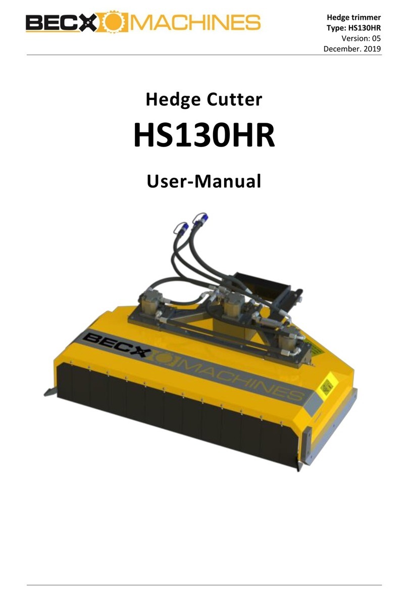 Becx Machines HS130HR user manual