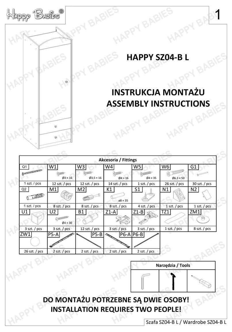 Happy Babies HAPPY SZ04-B L Assembly instructions Happy Babies HAPPY SZ04-B L Assembly instructions