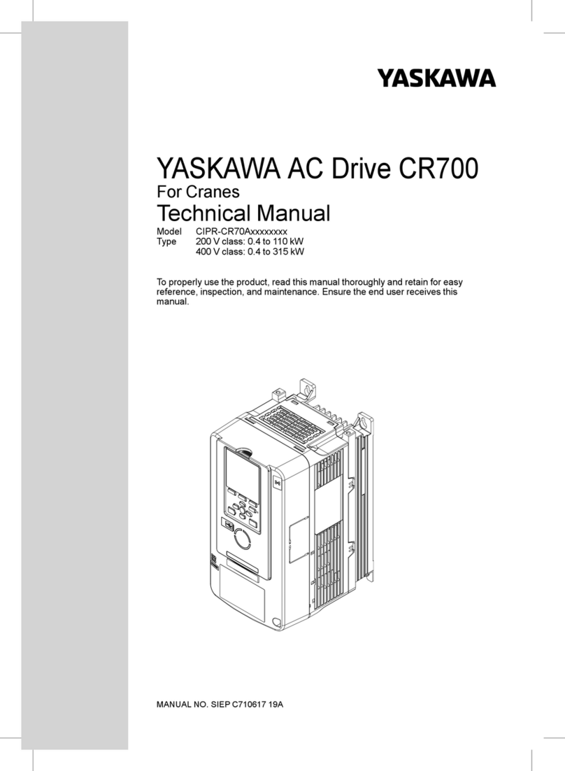 YASKAWA CIPR-CR70A Series User manual