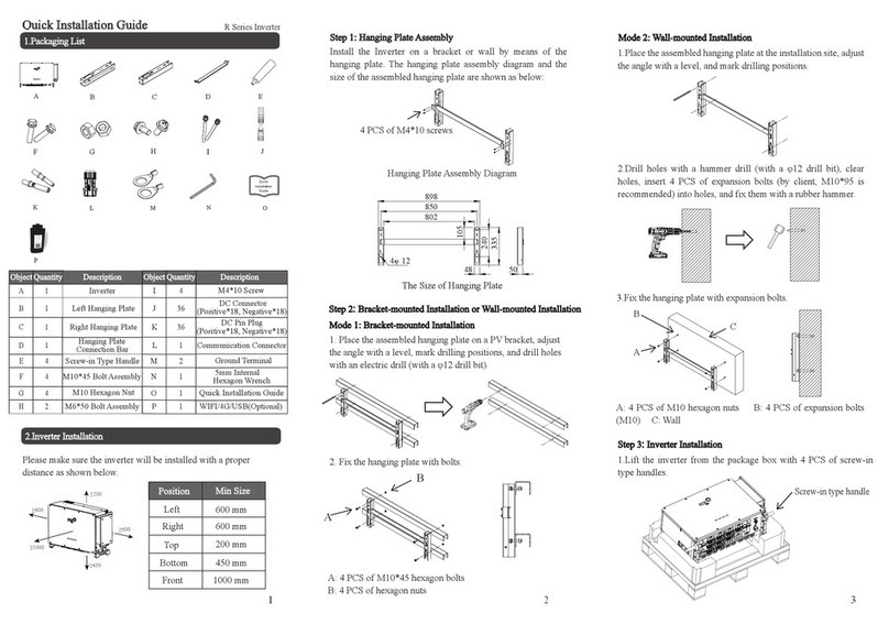 FoxESS R Series Quick installation guide