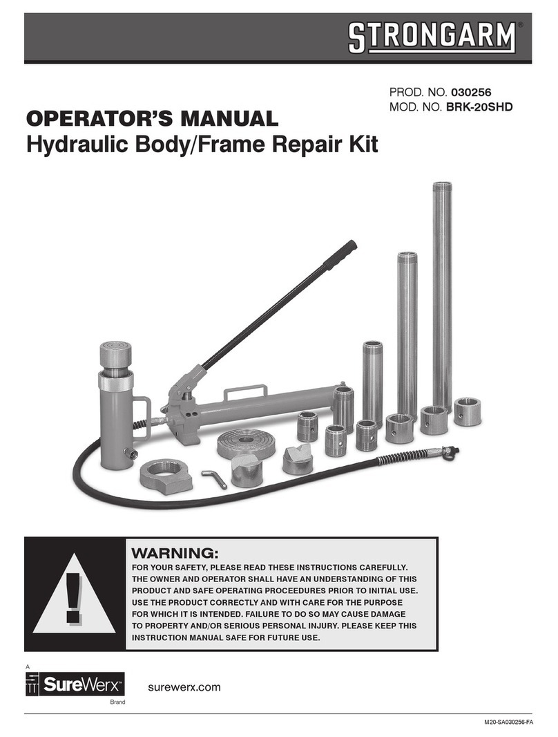 Surewerx STRONGARM BRK-20SHD Operator's manual