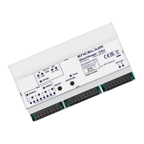 Encelium Wired Manager - DALI installation instructions