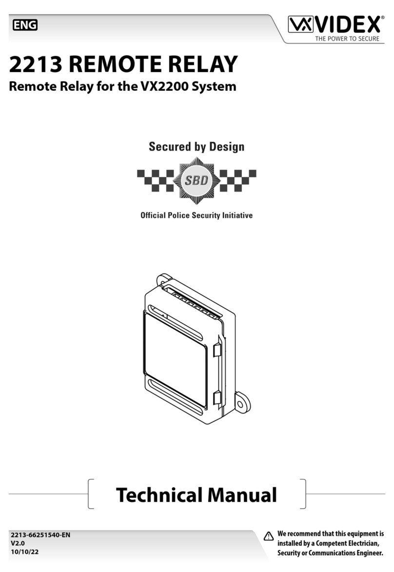 Videx 2213 Technical manual
