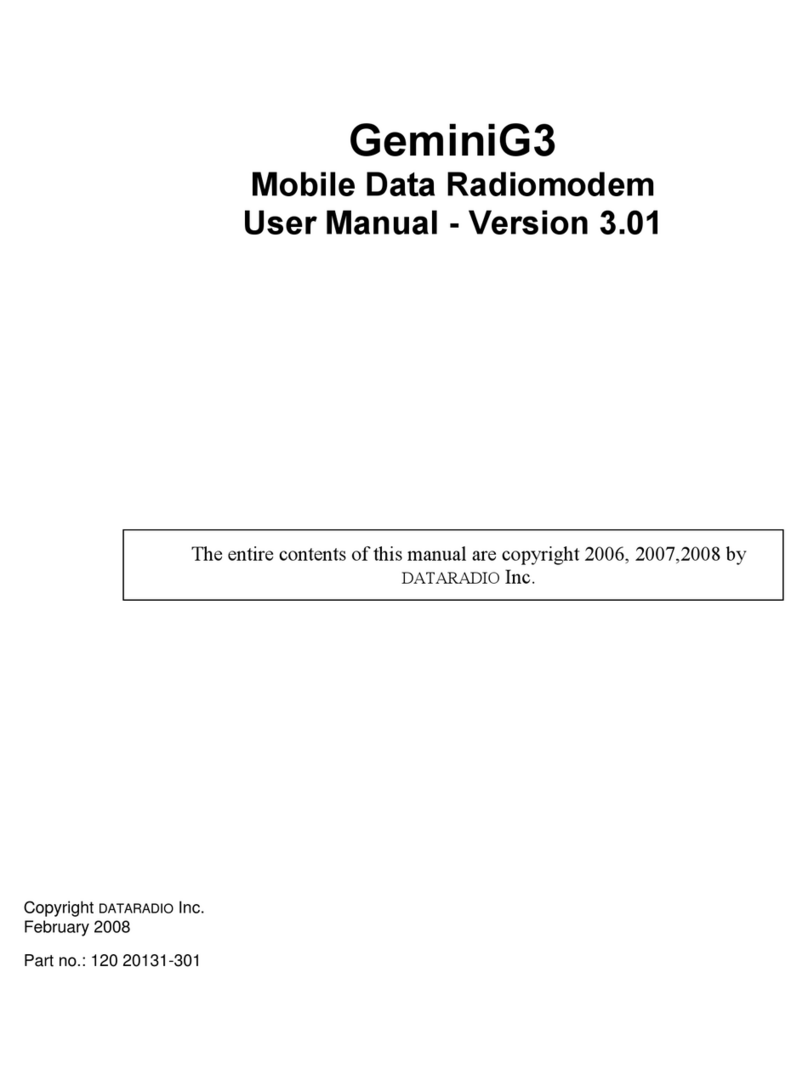 Dataradio G3 user manual