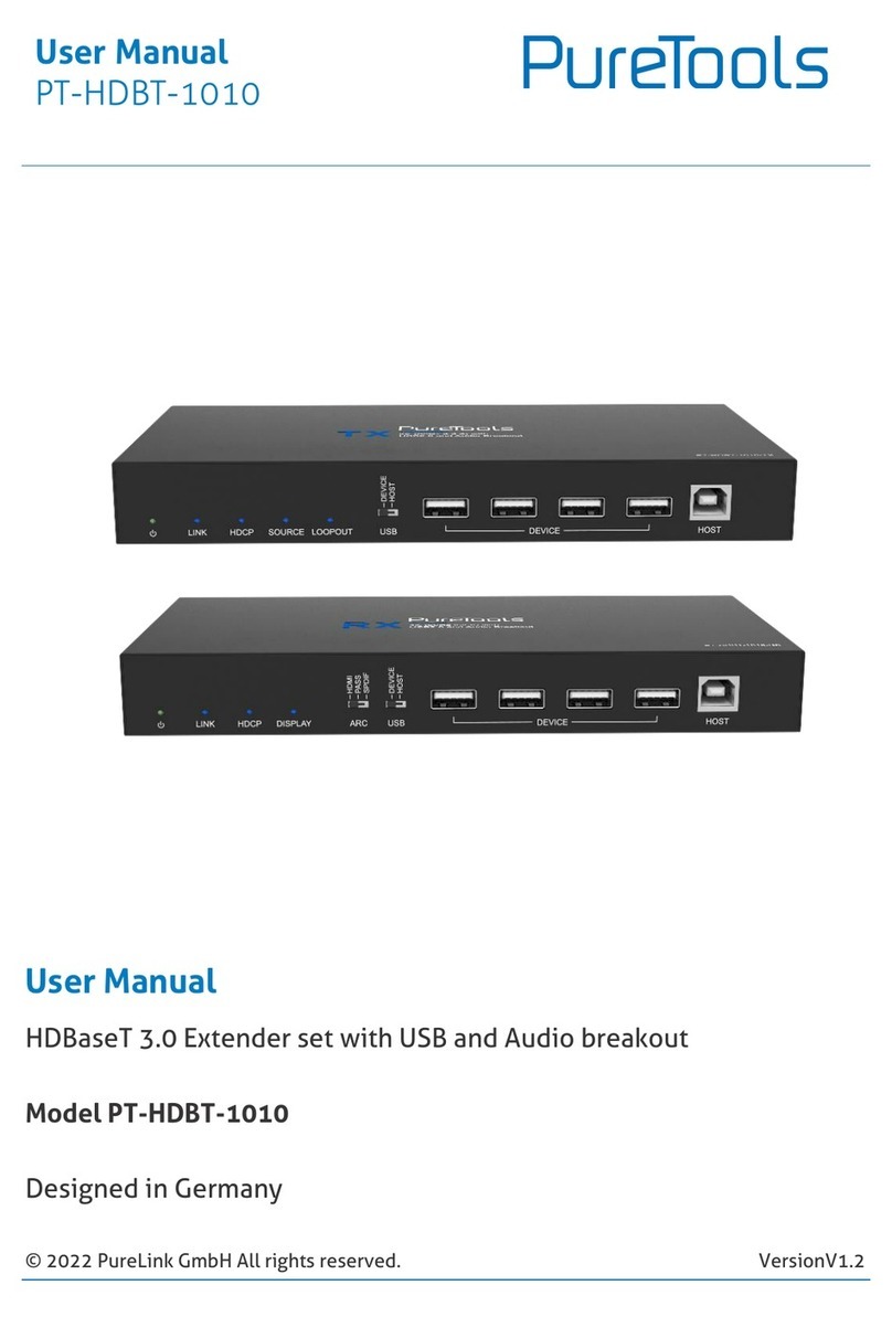 PureTools PT-HDBT-1010 user manual