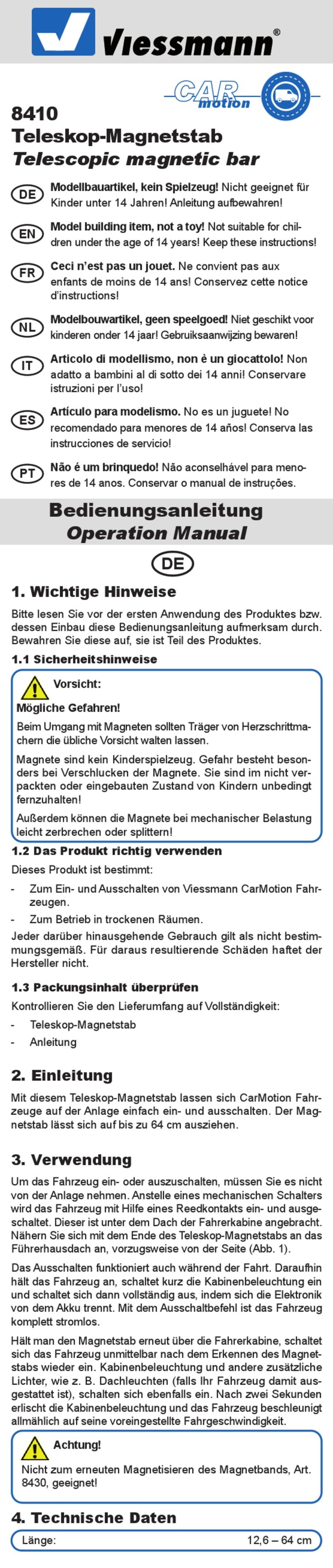 Viessmann 8410 User manual