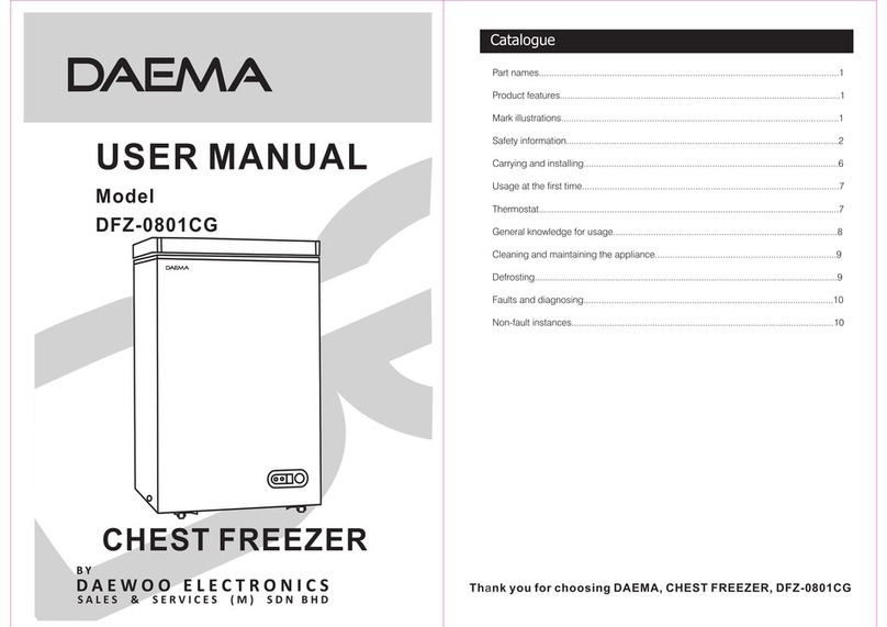 DAEWOO ELECTRONICS Daema DFZ-0801CG user manual DAEWOO ELECTRONICS Daema DFZ-0801CG user manual