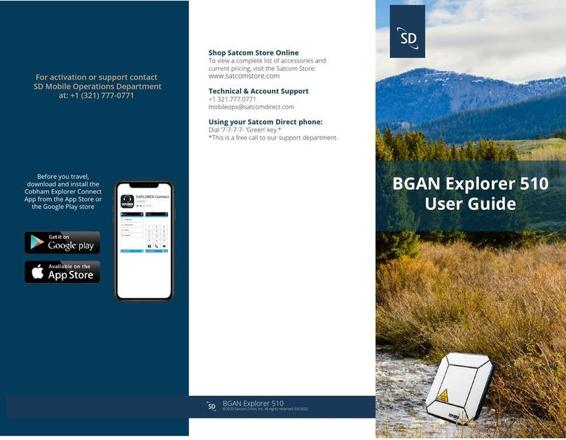 Satcom BGAN Explorer 510 User manual