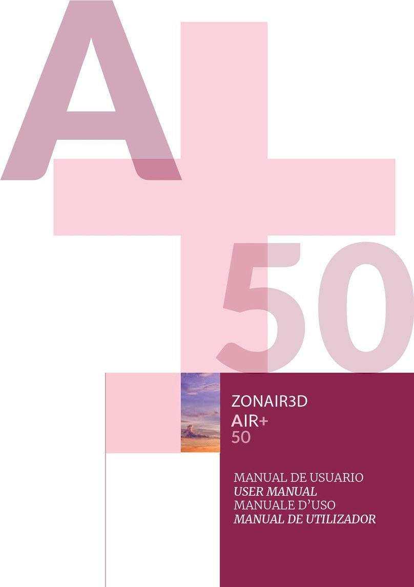 Zonair3D AIR+ 50 user manual