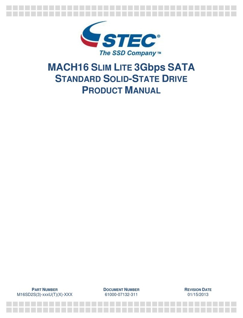 Stec M16SD2S 25U Series product manual