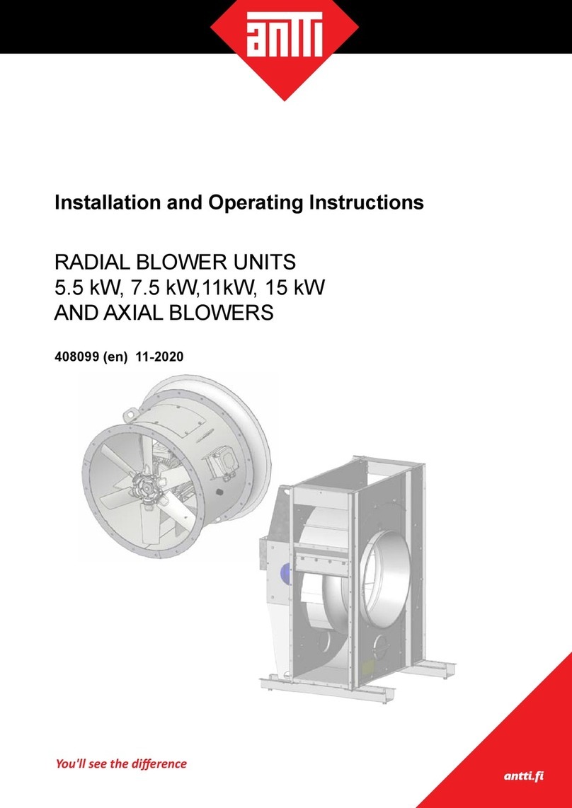 ANTTI 408099 Installation and operating instructions