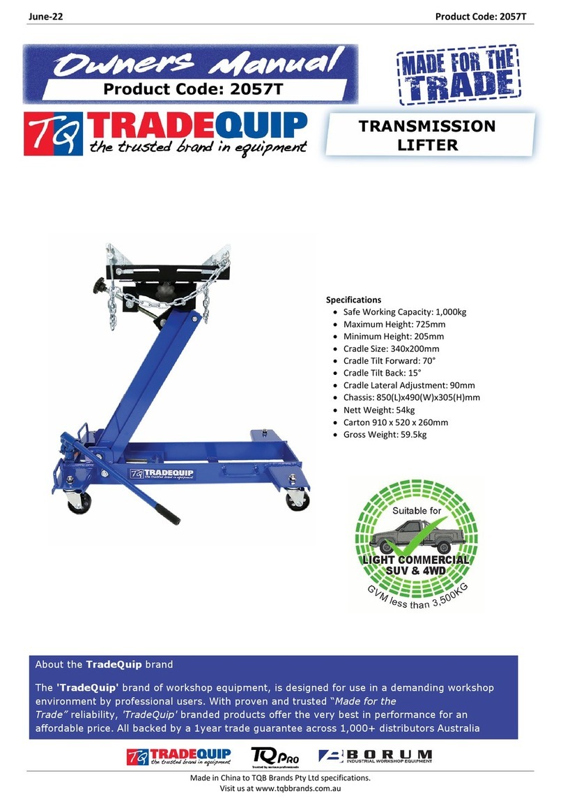 TradeQuip 2057T owner's manual