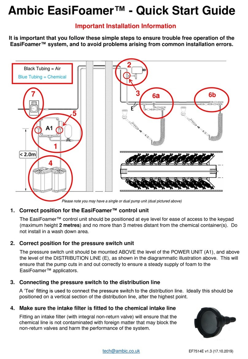 AMBIC EasiFoamer quick start guide