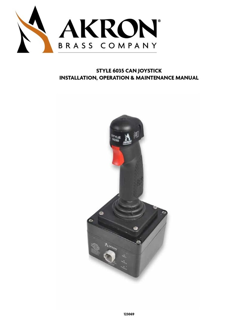 BRASS Akron 6035 CAN Installation, operation & maintenance manual