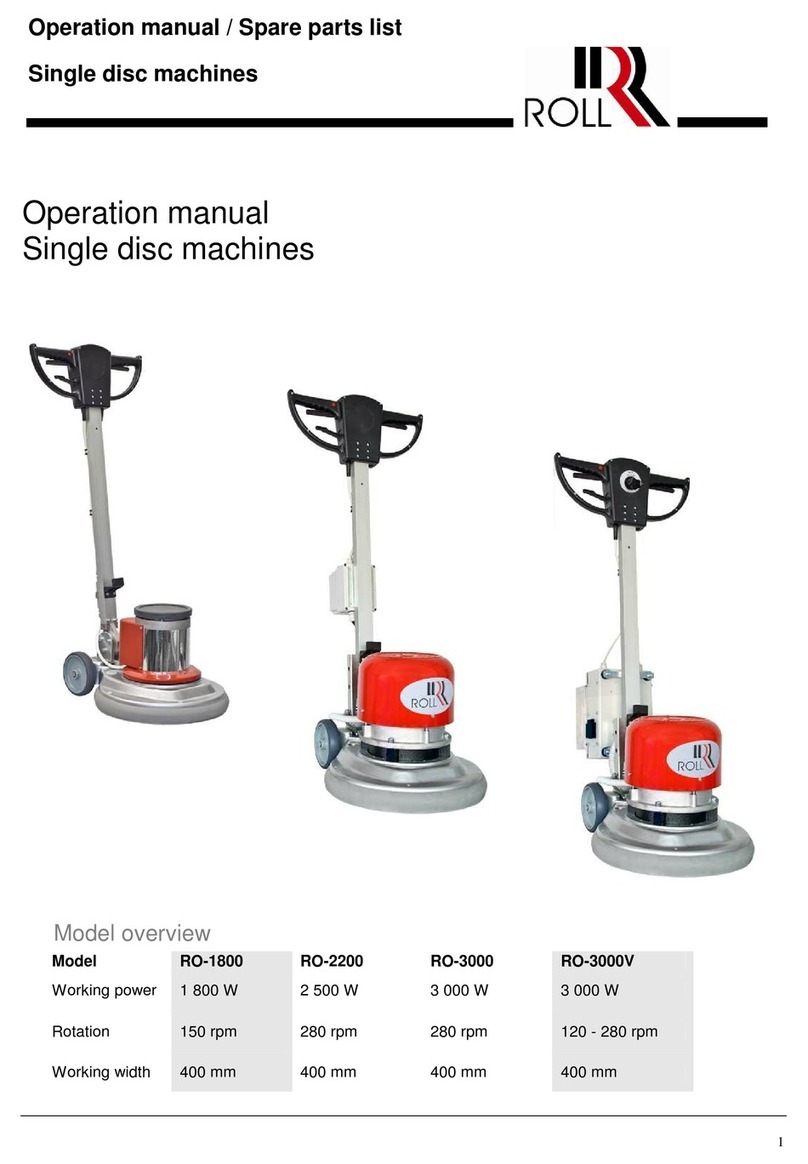 Roll RO-1800 Operation manual