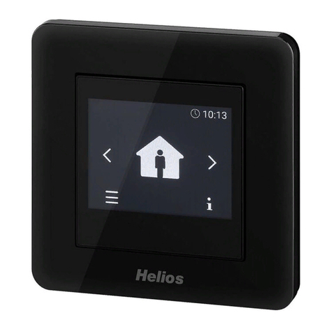 Helios KWL-BE Touch User manual
