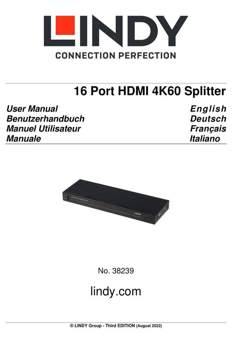 Lindy 38239 User manual