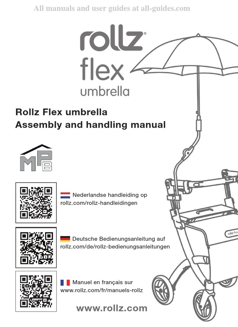 Rollz Flex Umbrella Assembly and handling manual