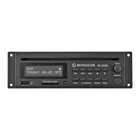 Monacor M-32CD User manual