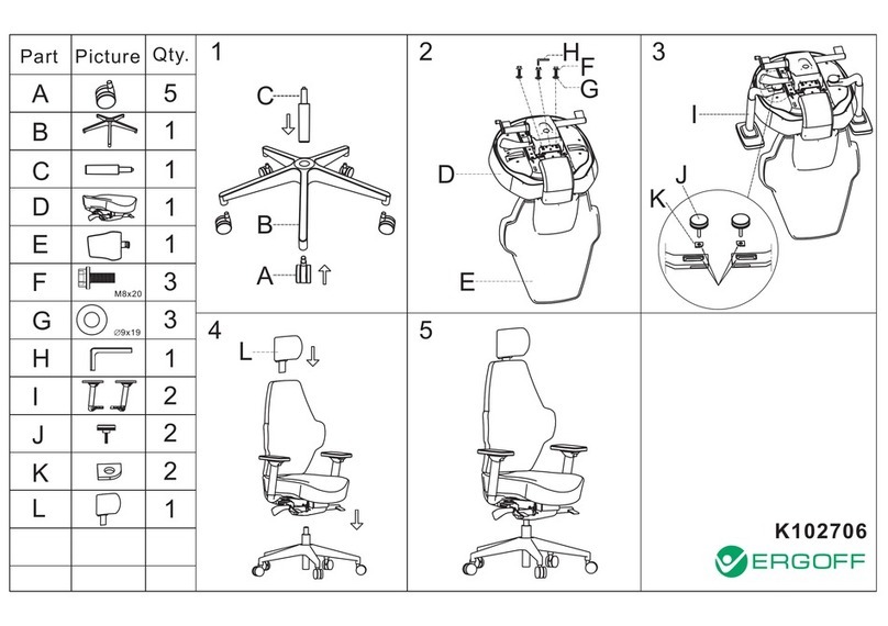 ERGOFF K102706 Assembly instructions
