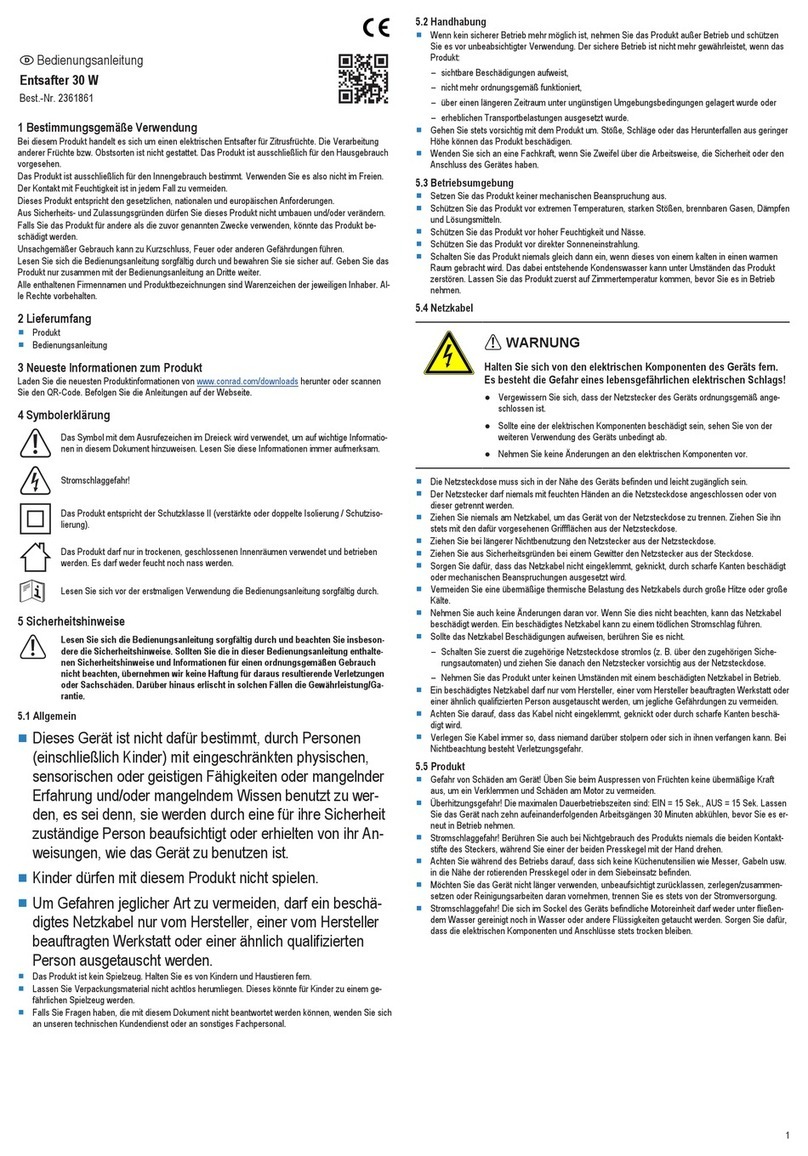 Conrad Electronic 2361861 operating instructions