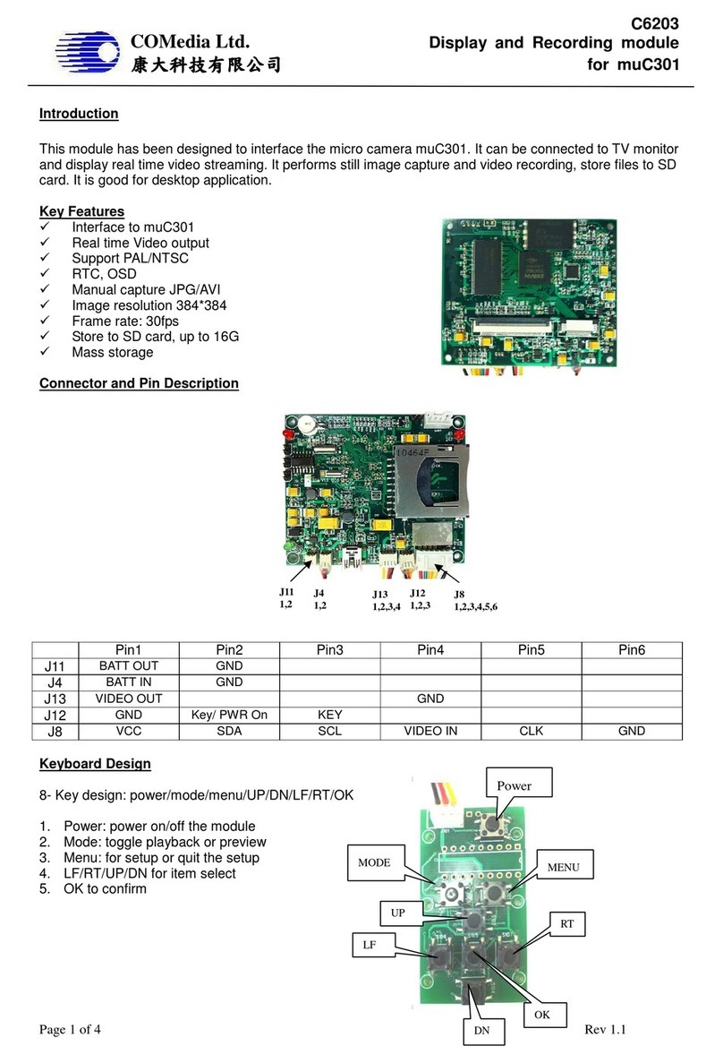 COMedia C6203 User manual