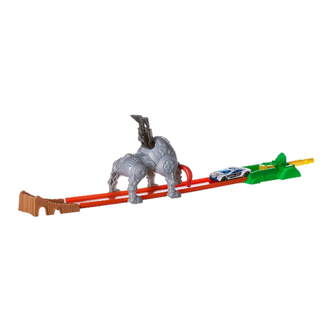 Mattel HotWheels BULL RUN BATTLE instructions