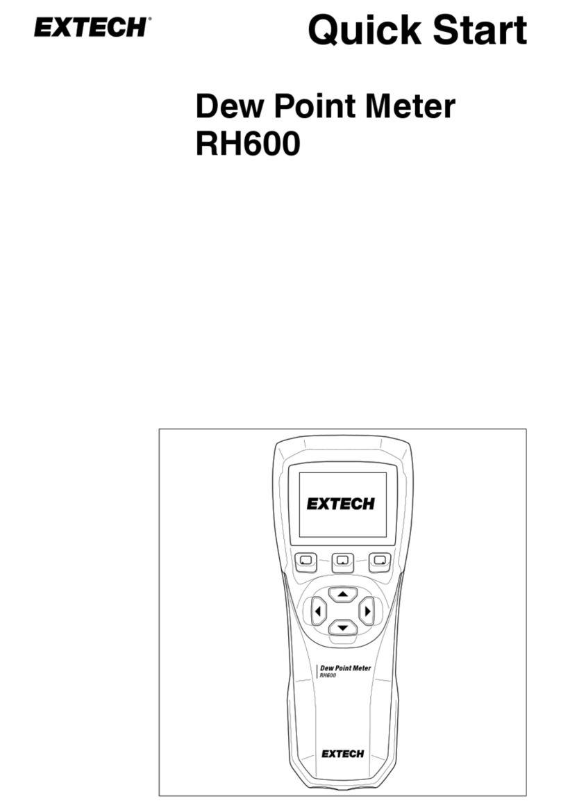 Extech Instruments RH600 quick start guide Extech Instruments RH600 quick start guide